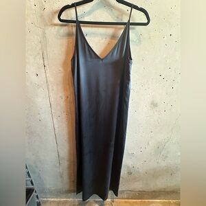 Equipment Femme Black Midi Dress